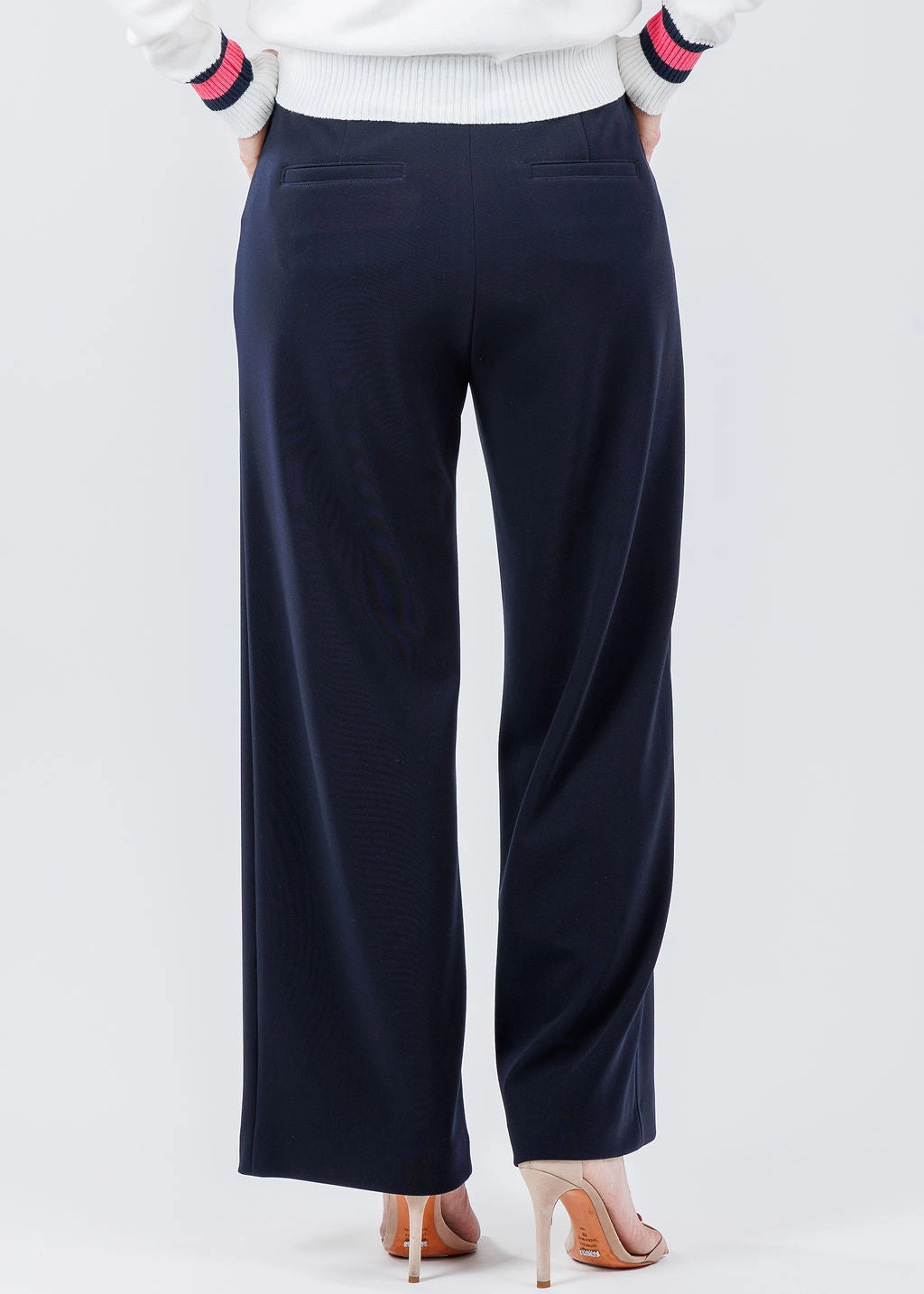 Sally 7/8 High Tech Jersey Pants - Marine Compact Storage