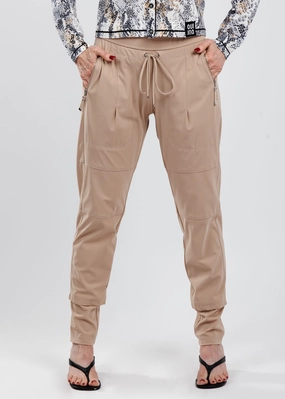 Comfortable Design Candy Pants - Warm Taupe