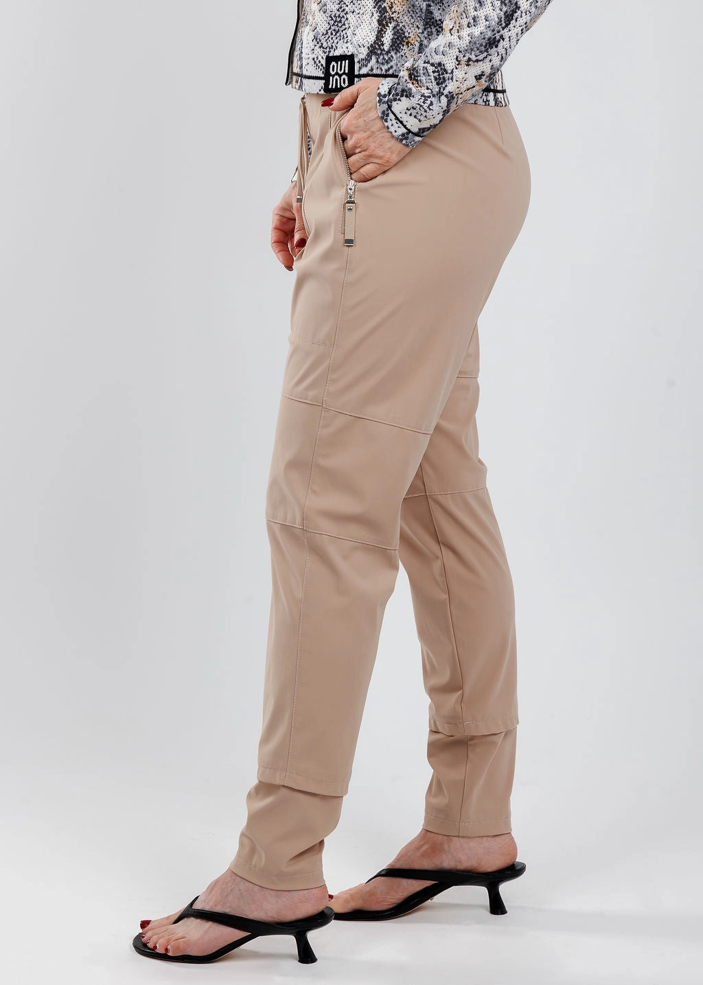 Street Inspired Candy Pants - Warm Taupe