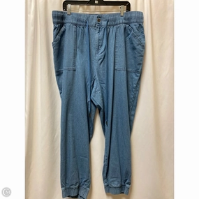 Pants Lounge By Clothes Mentor In Blue, Size: 3x Core Stretch