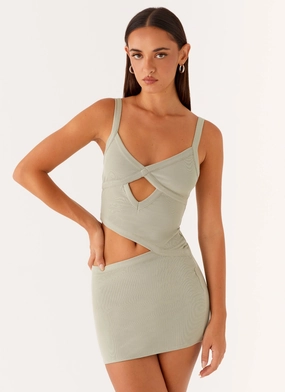 Jocelyn Mini Dress - Sage Movement Ready