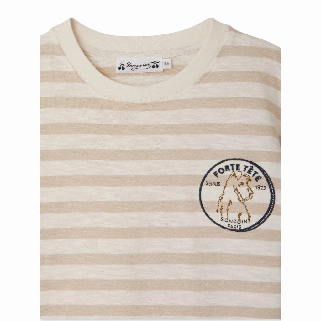 No Slip Shoulder Design Bonpoint Eidan T-shirt