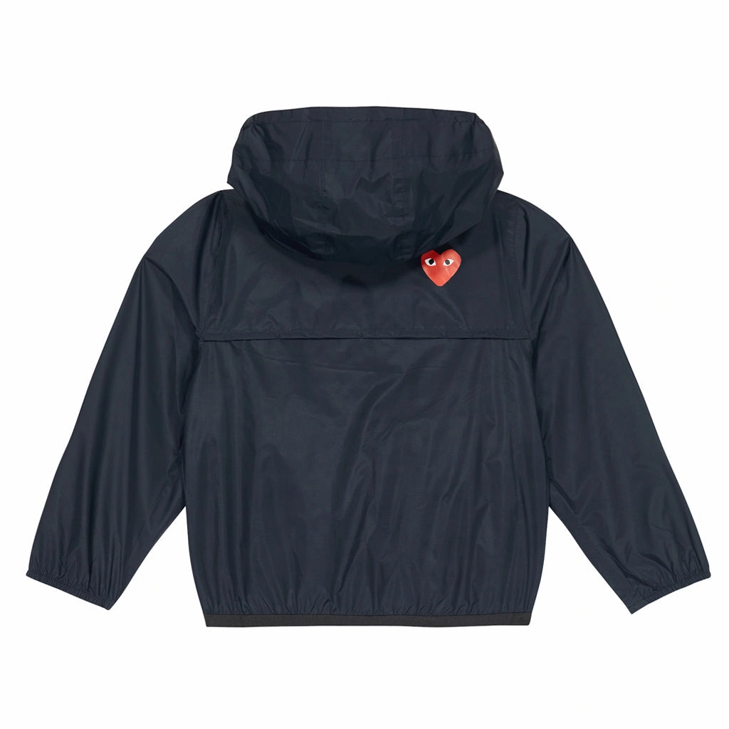 Mesh Venting Comme Des Comme Des Gar?ons Play Kids Gar?ons Play Kids X K-Way Claude Zip-Up Hoodie