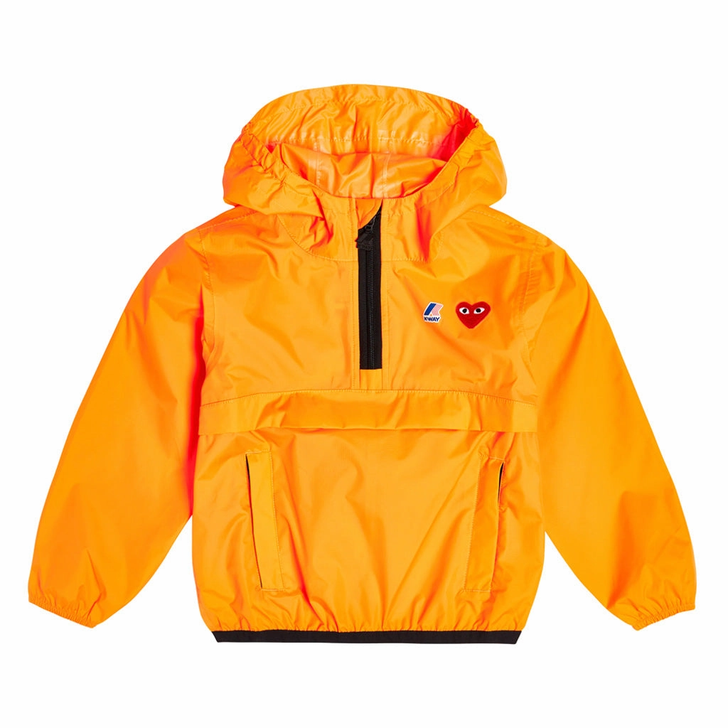 Comme Des Gar?ons Play Kids X K-Way Claude Half Zip Hoodie Evening Chill Piece