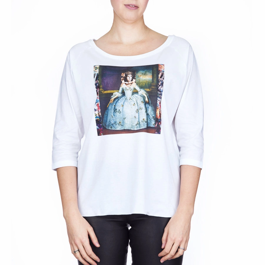 The Bailey 3/4 Sleeve Tee - Greta Garbo Interview Ready Thermal regulation