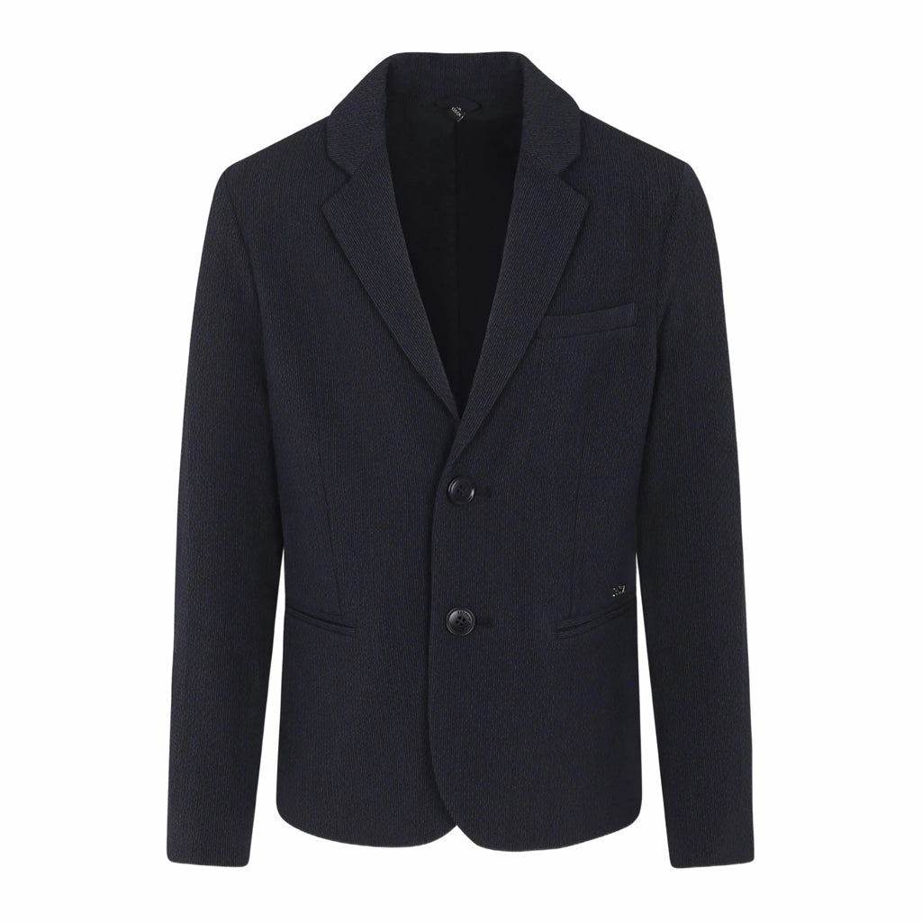 Emporio Armani Junior Blazer Jacket Breathable Mesh Panels