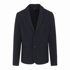Emporio Armani Junior Blazer Jacket Breathable Mesh Panels