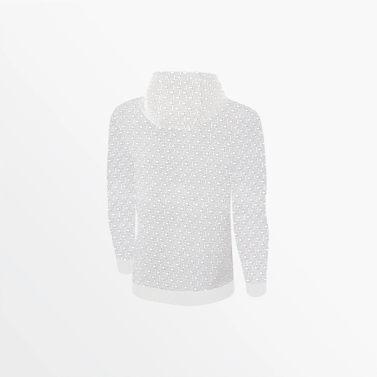 MEN'S CS MONOGRAM PRINT PULLOVER HOODIE Layered Ply Construction