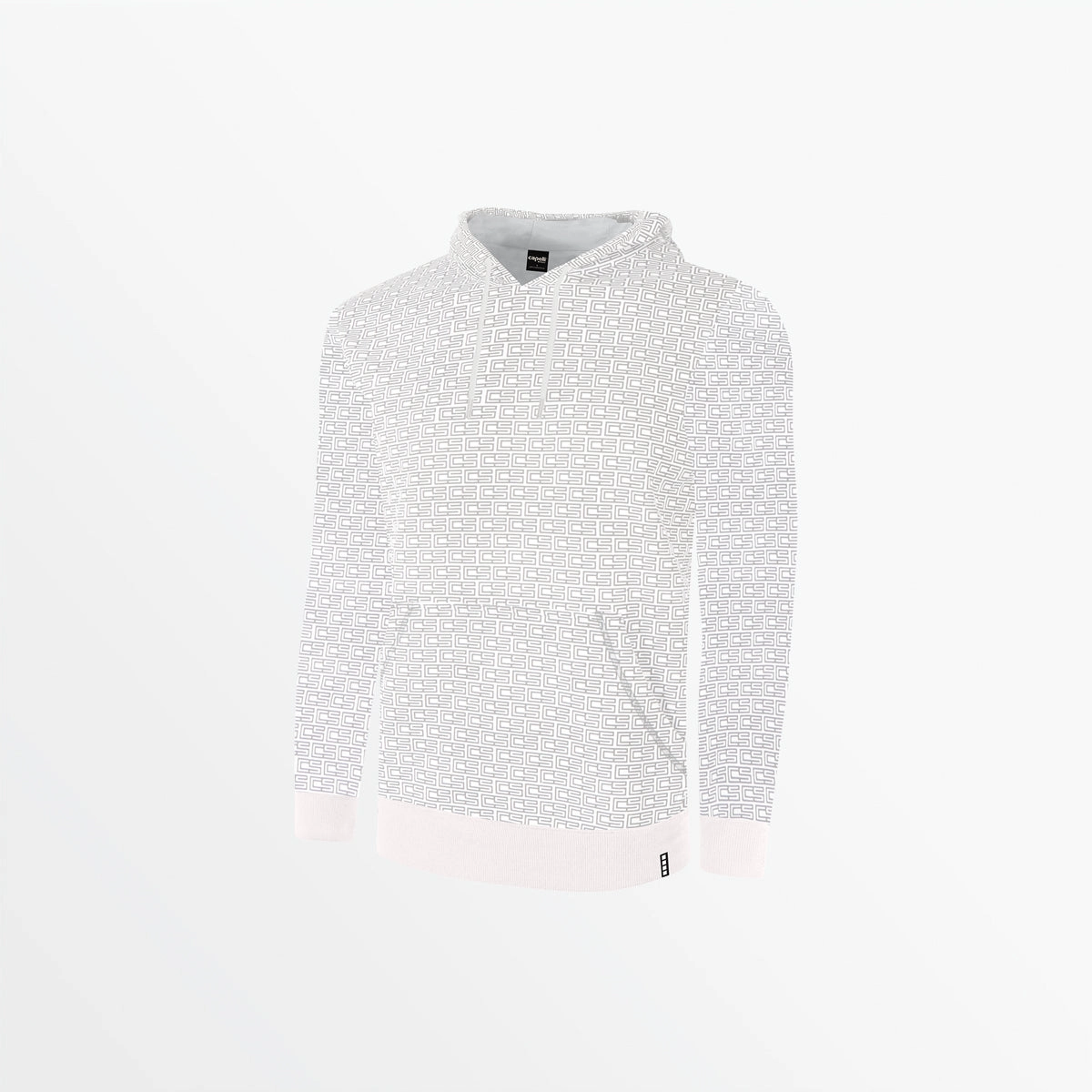 ChafeFreeEdging Easy to Wear MEN'S CS MONOGRAM PRINT PULLOVER HOODIE