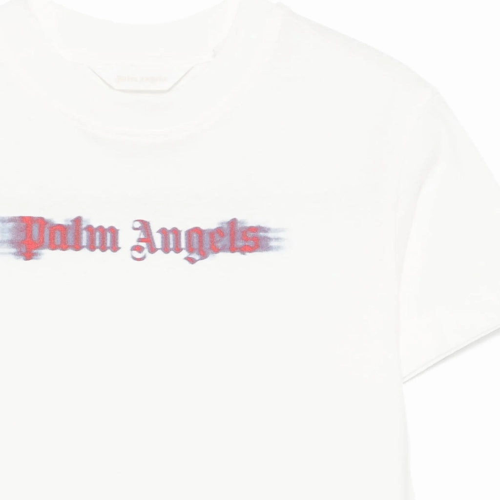Palm Angels Kids Blurred Logo Regular T-shirt StretchComfortWeave MoistureControlFibers