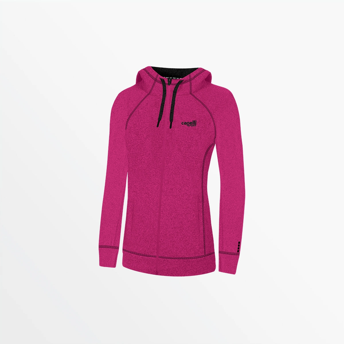 WOMEN'S ESSENTIAL HEATHER ZIP UP HOODIE AllDay Comfort Design