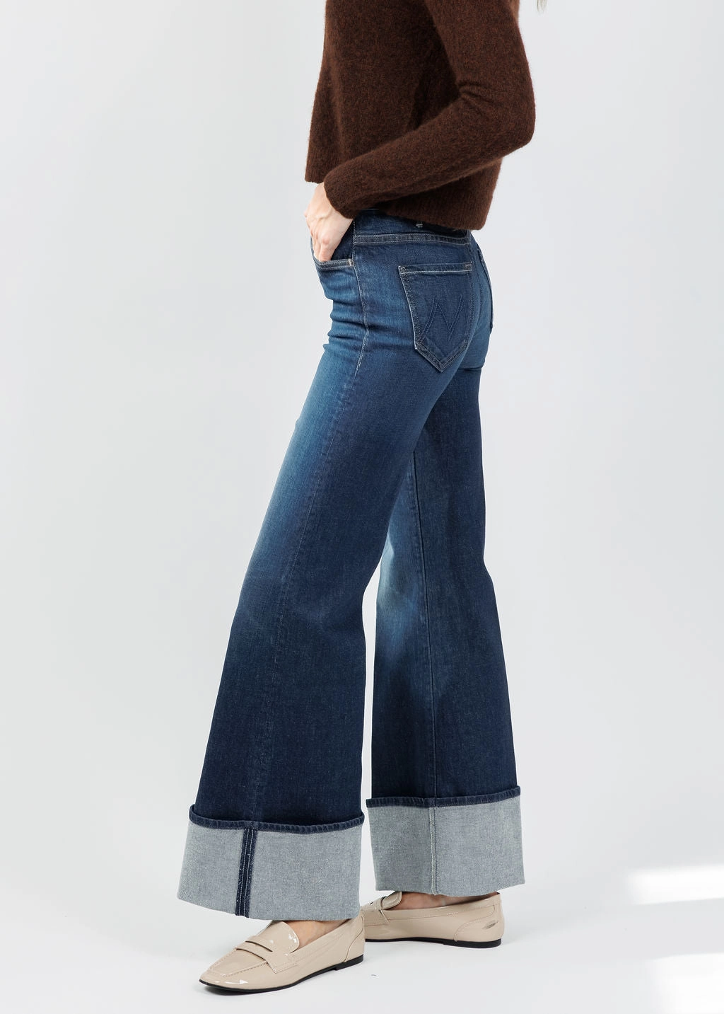 Stretch Support Fit The Lil Hustler Roller Sneak Cuff Jeans - Kicks And Riffs