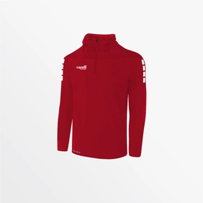 Knit Fabric Technology YOUTH TRIBECA 1/4 ZIP THERMA FLEECE HOODIE