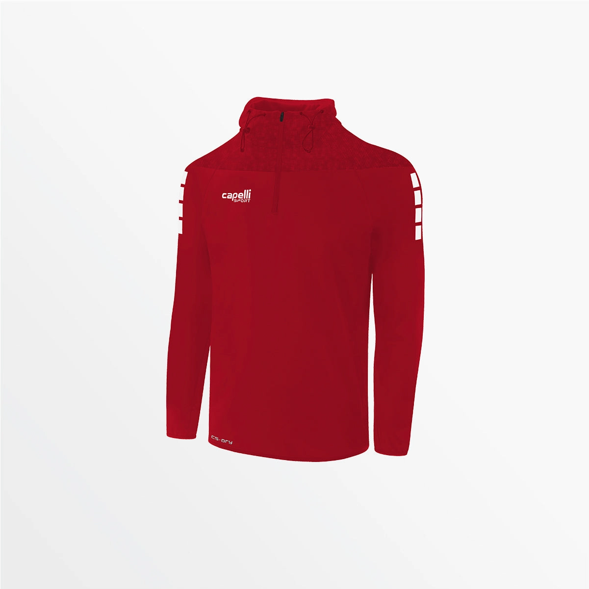 OdorResistant Treatment YOUTH TRIBECA 1/4 ZIP THERMA FLEECE HOODIE