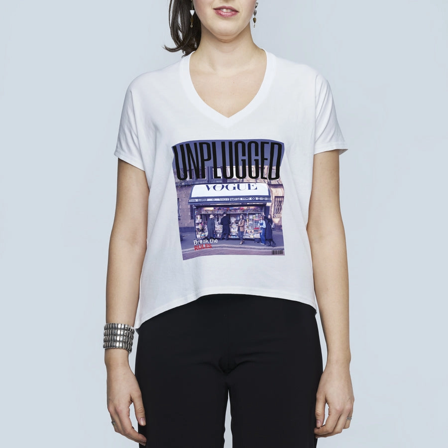 The Velvet T-Shirt - Unplugged V-neck style