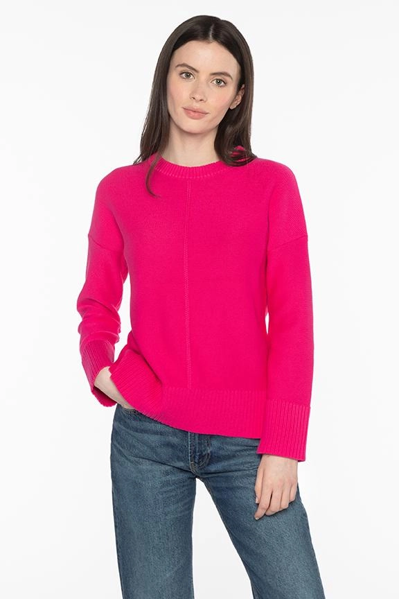 Soft and Cozy Knit All Day Comfort Design Easy Crew Sweater