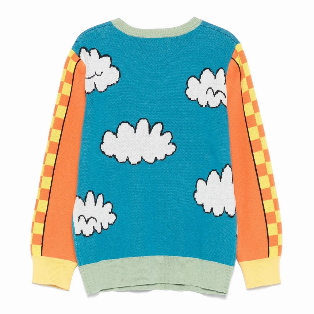 Stella McCartney Kids Earth Characters Knit Jumper Strong Stitches PFC Free Treatment