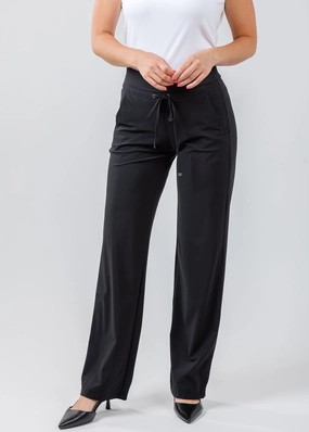 Abrasion Resistant Fabric Candice Straight Pants - Black