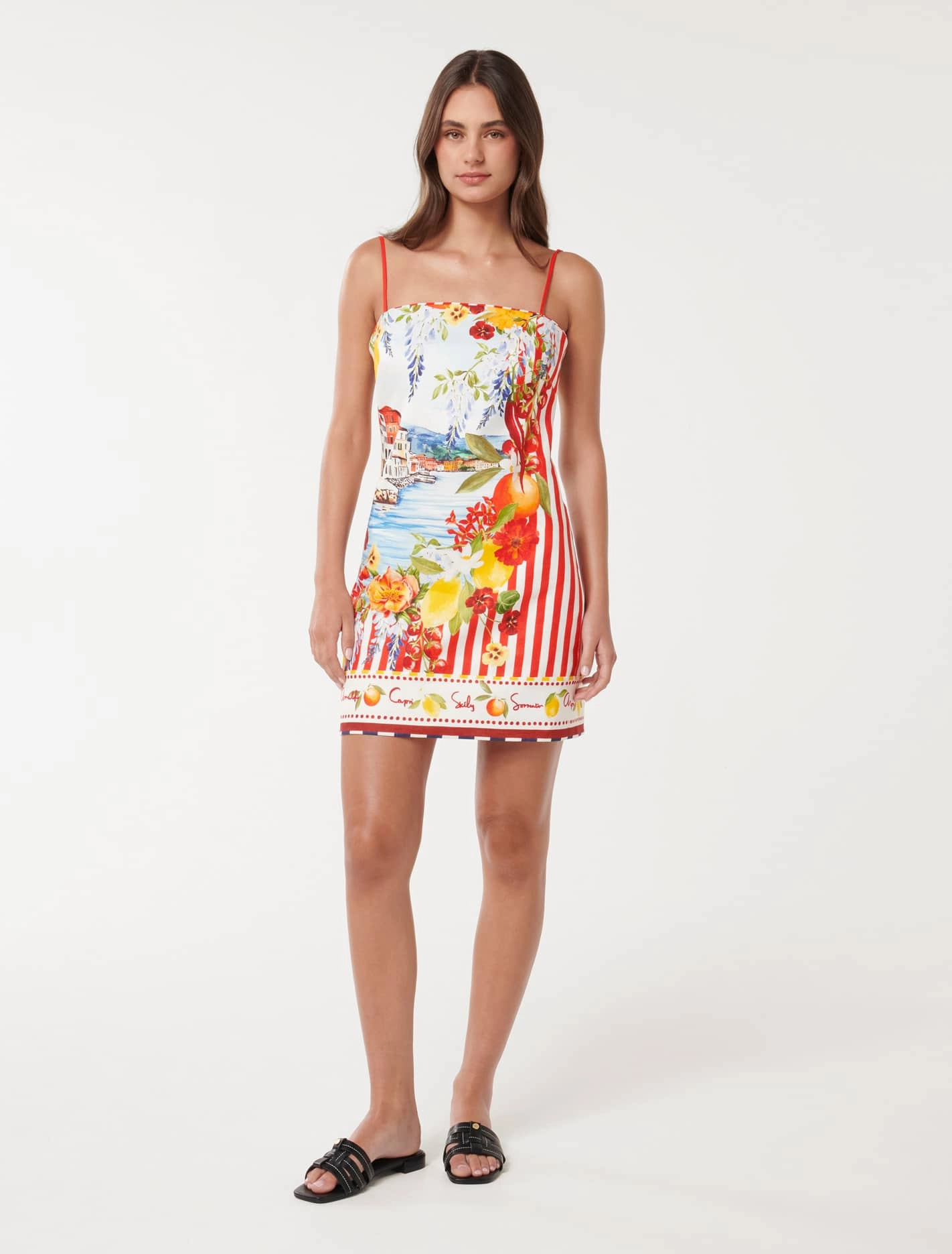 Sierra Printed Mini Dress Studio Style