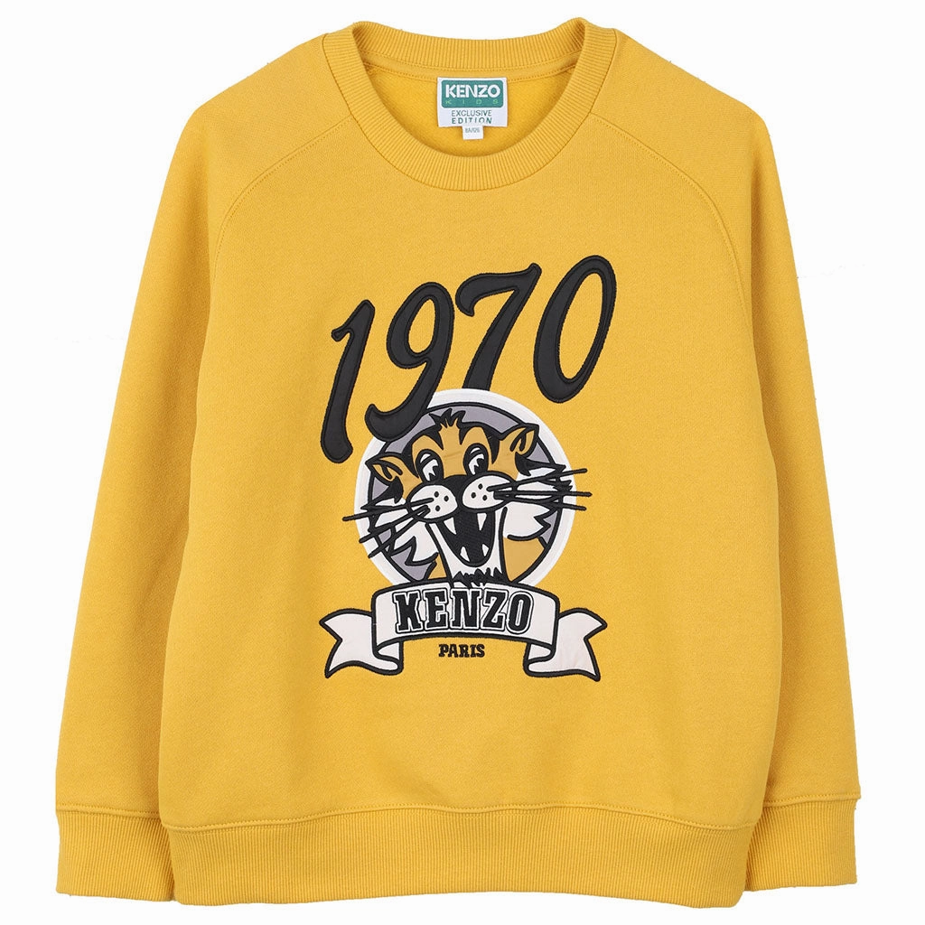 Bonded Seam Innovation Stretch Blouse Kenzo Kids Fleece Sweatshirt