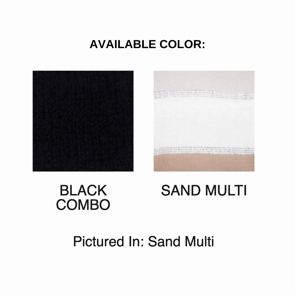 Crystal Rib Funnel Snug Fit Knit Wrinkle Free Material