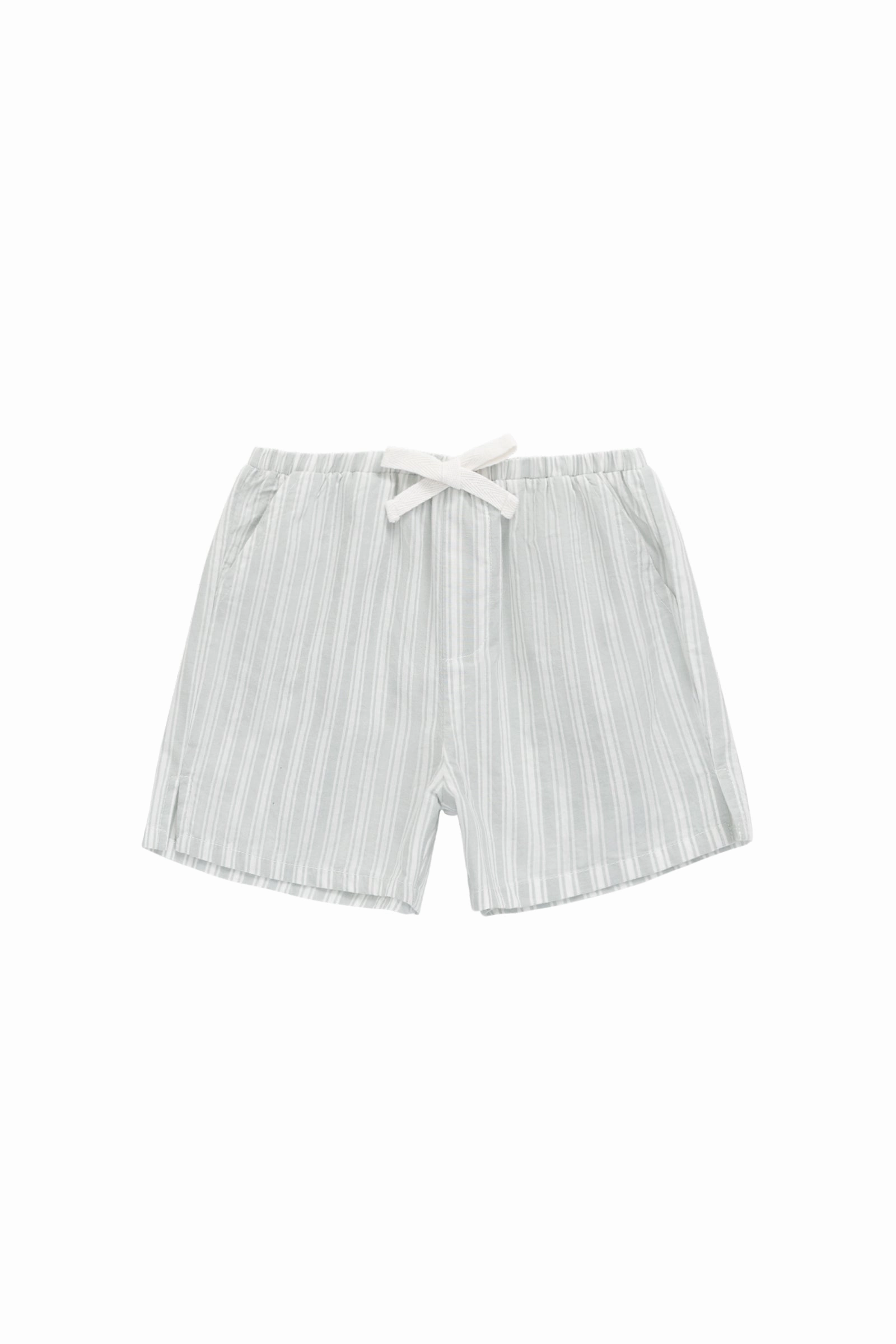 Organic Cotton Silas Short - Variegated Stripe Shoreline Movement Ready Chill Comfort
