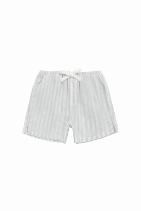 Organic Cotton Silas Short - Variegated Stripe Shoreline Movement Ready Chill Comfort
