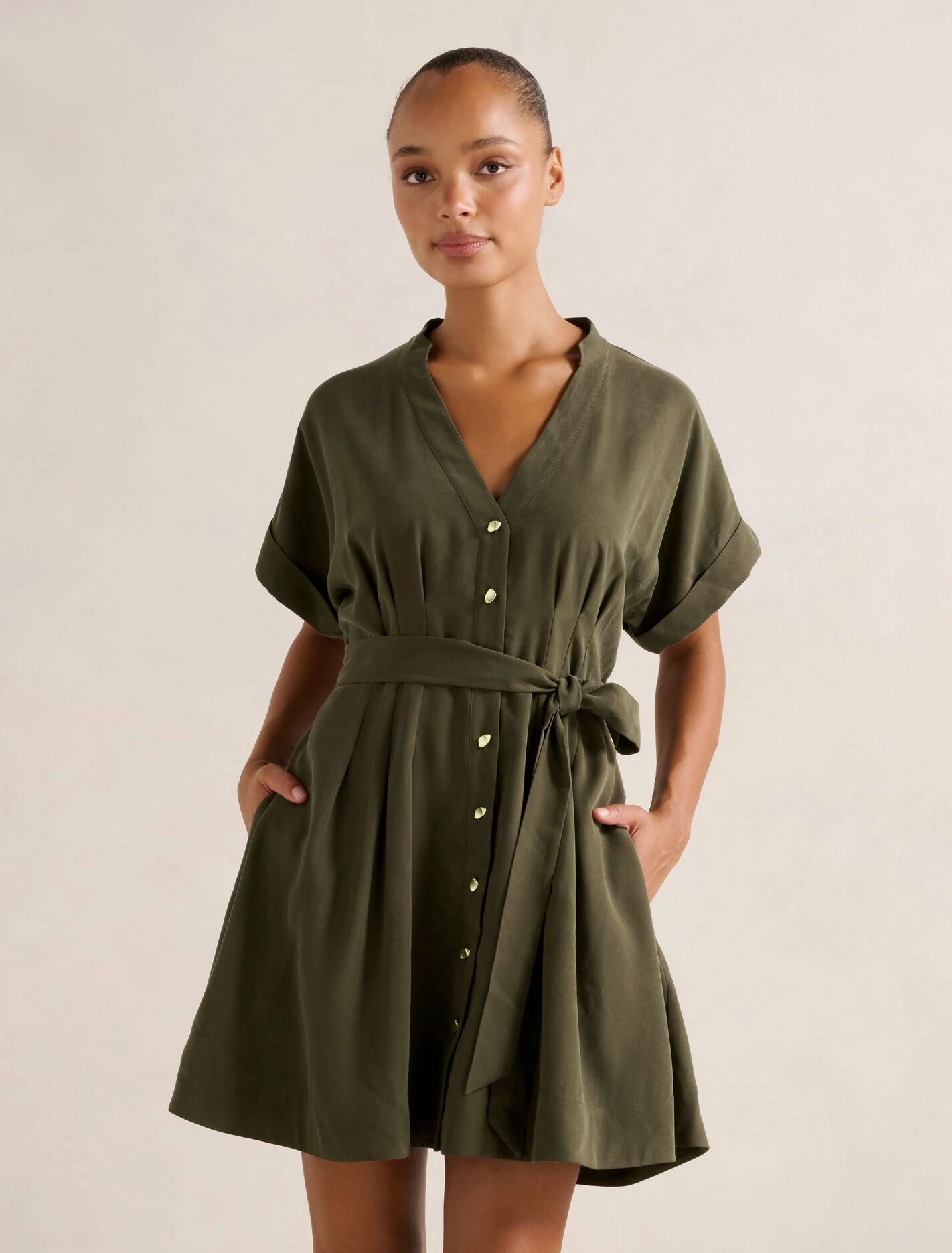 Chill Wear Brydie Belted Mini Dress