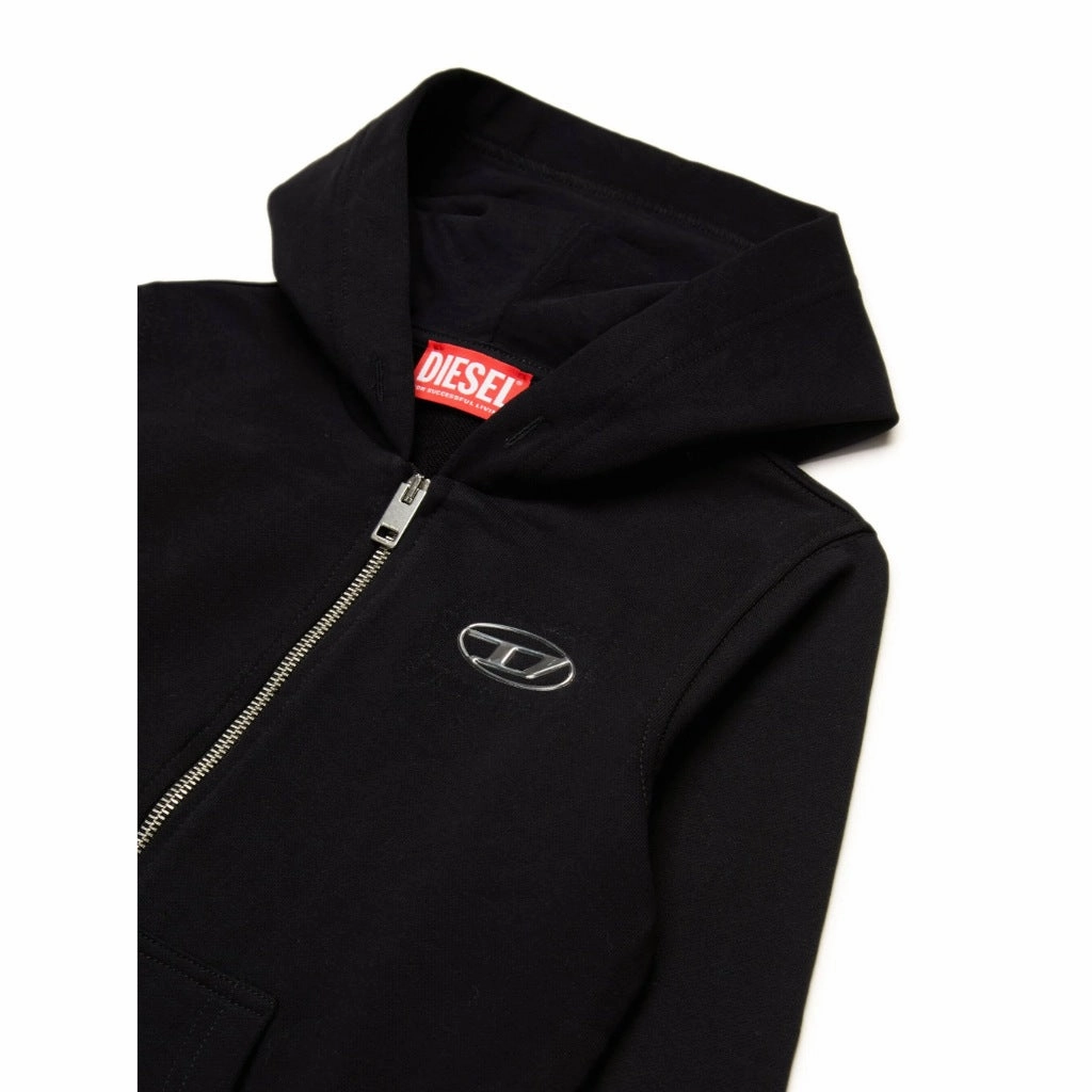 Reflective Safety Trim Diesel Kids Logo Hoodie