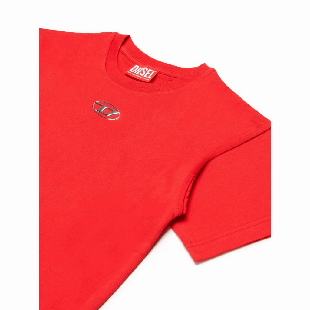 Diesel Kids Logo T-shirt Hydrophobic coating