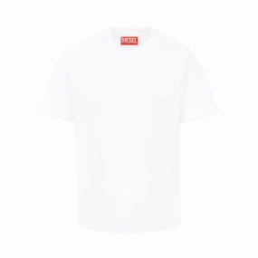 Diesel Kids Logo T-shirt On-the-Go Fashion Eco Friendly Dyes