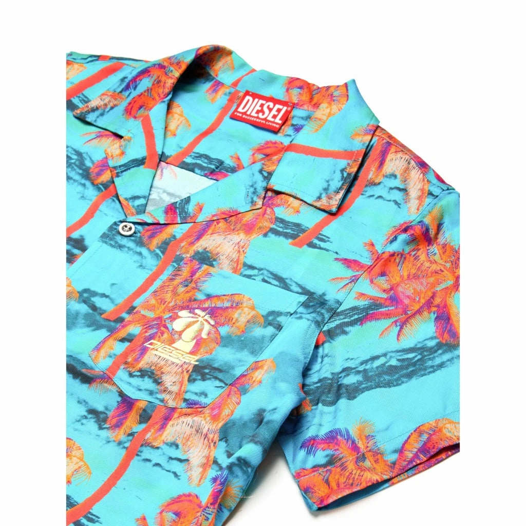 Diesel Kids Printed Shirt QuickPackFoldableDesign