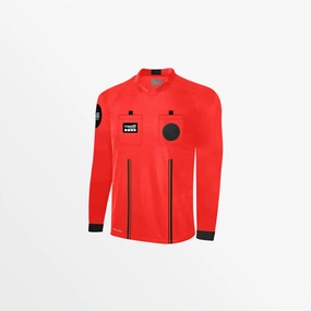 MEN'S OFFICIAL REFEREE V-NECK LONG SLEEVE JERSEY FadeResistantTechnology