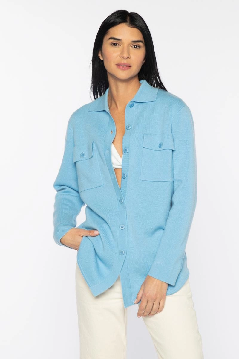 Sleek Wear Fit Sleek Performance Fit Doubleknit Shacket