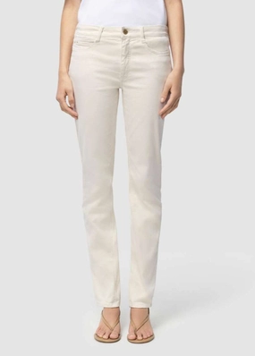 LightweightConstruction Stretch Movement Dream Straight Jean 32" - Antique White