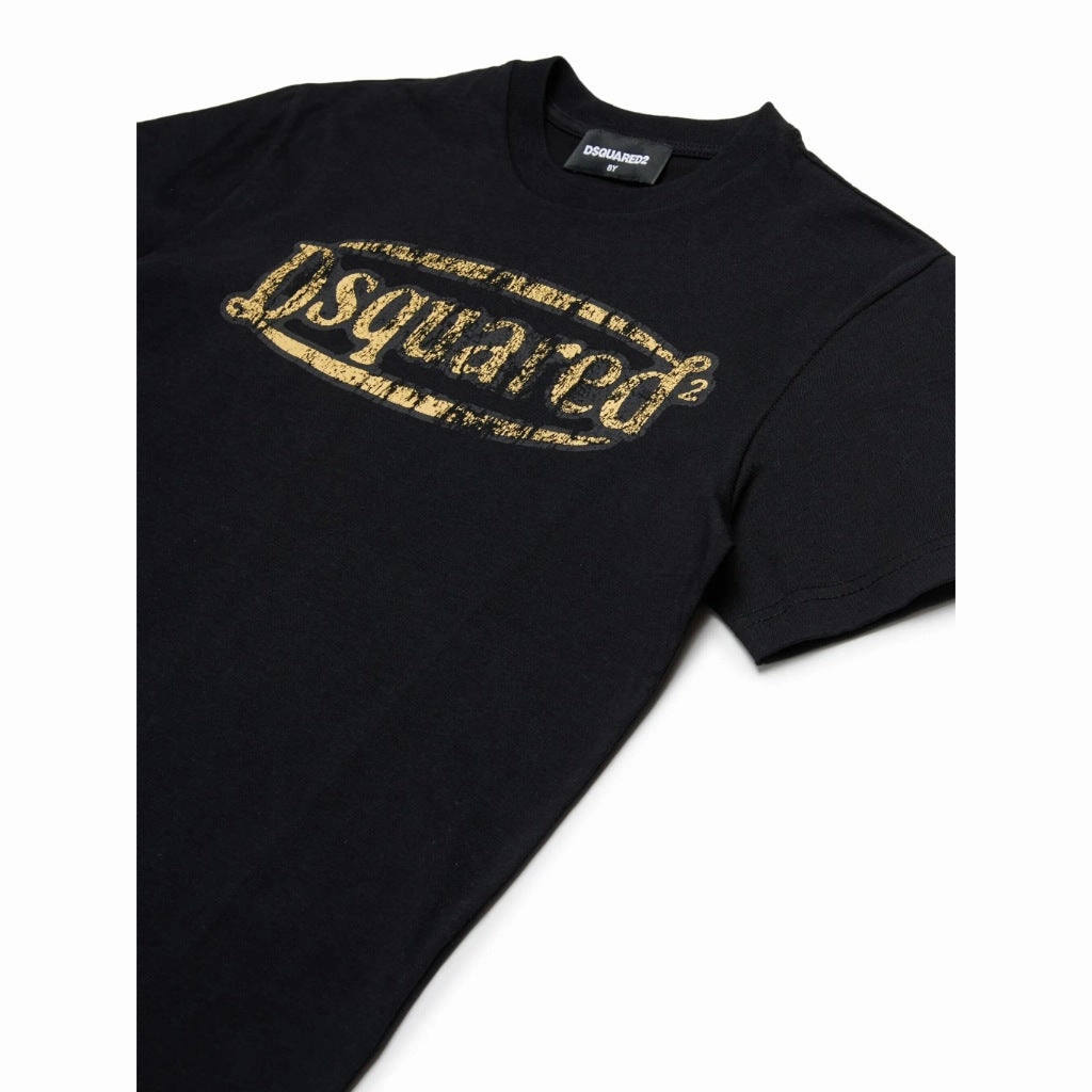 Dsquared2 Kids Relax T-shirt Stretchable Weave Cozy Layer Fit