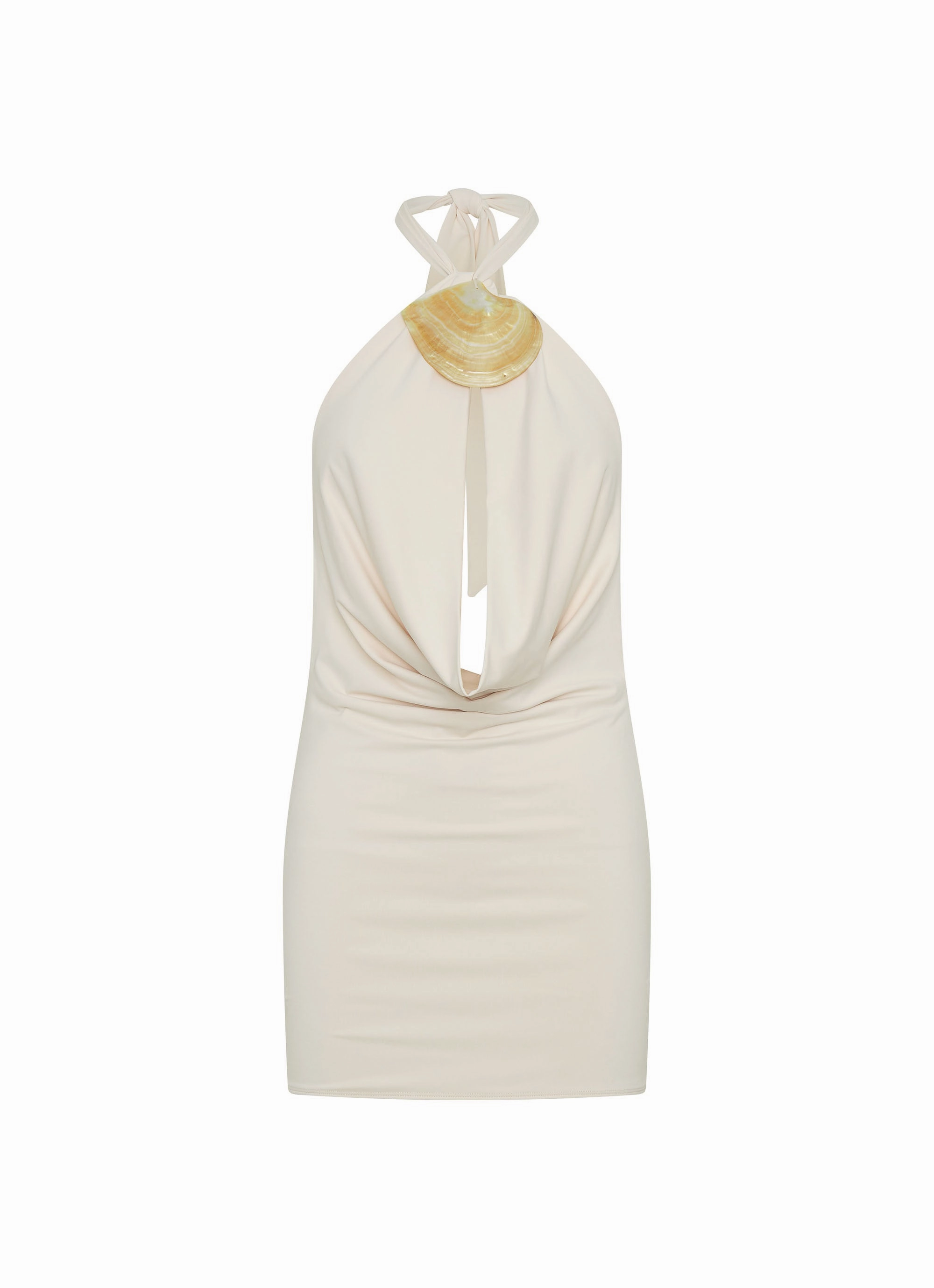 Liora Mini Dress - Ivory Simple Ease Mom Chic