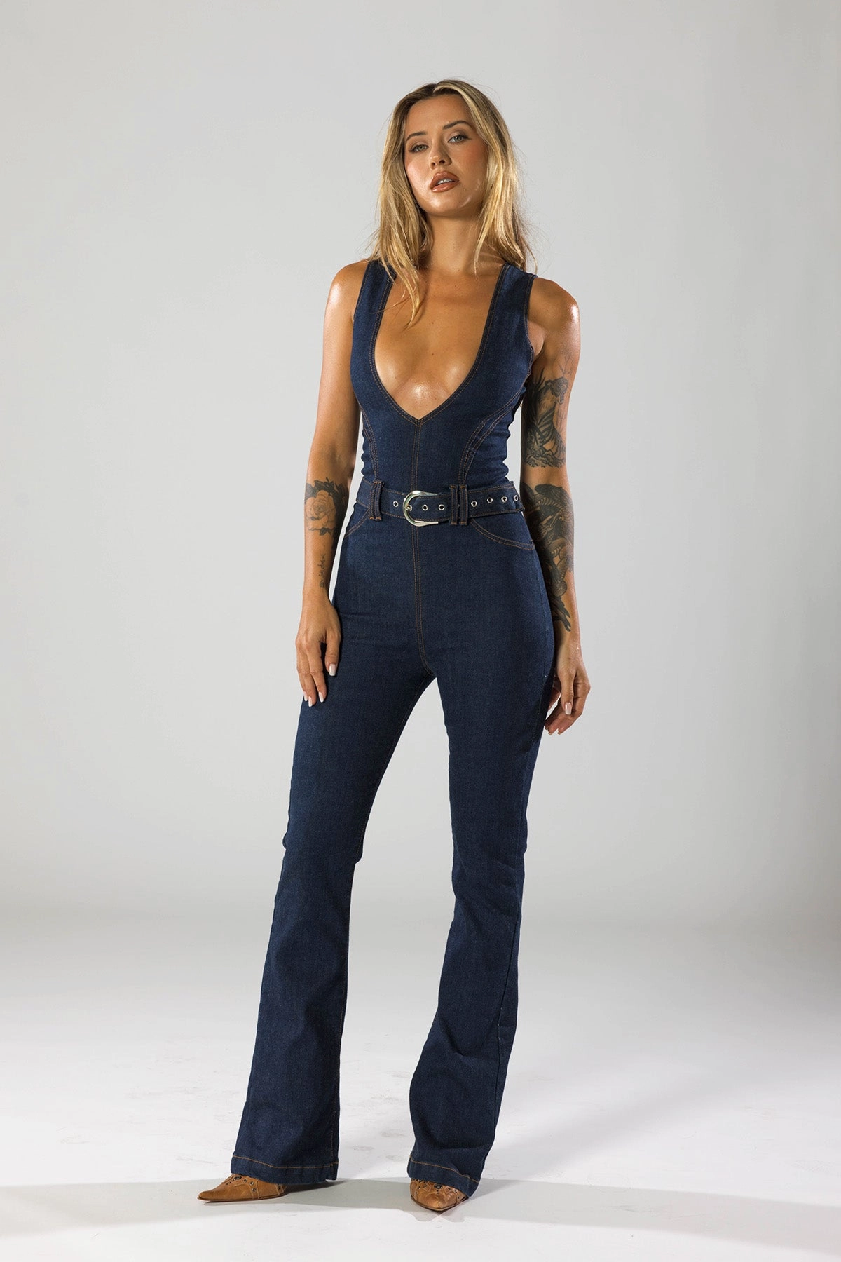 Button front Core Flex The '76 Jumpsuit / Prima Donna