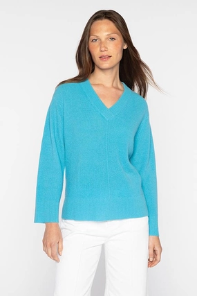 Cozy pieces Rib Easy Vee Sweater