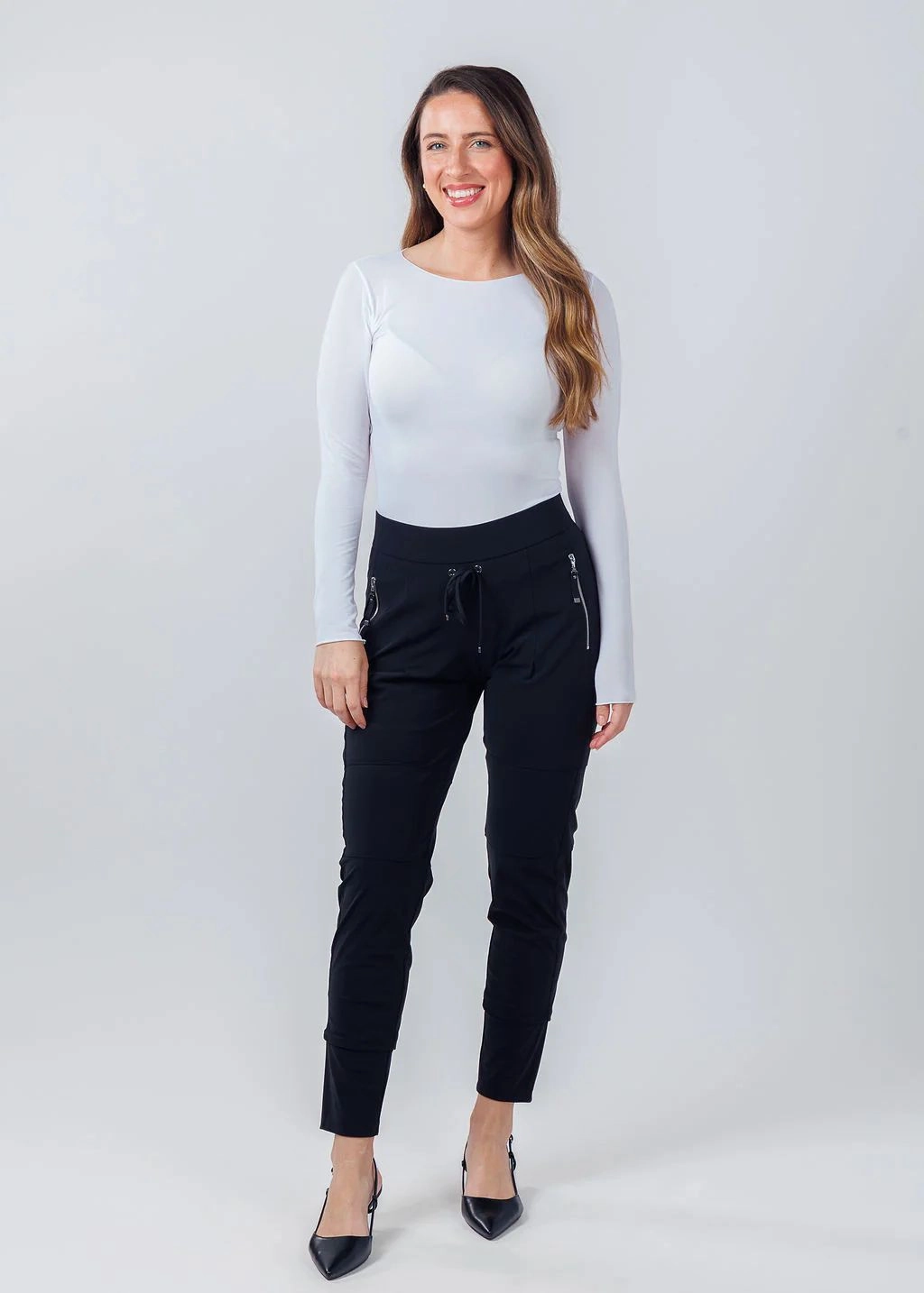 clean look No Bunching Candy Pants - Marine