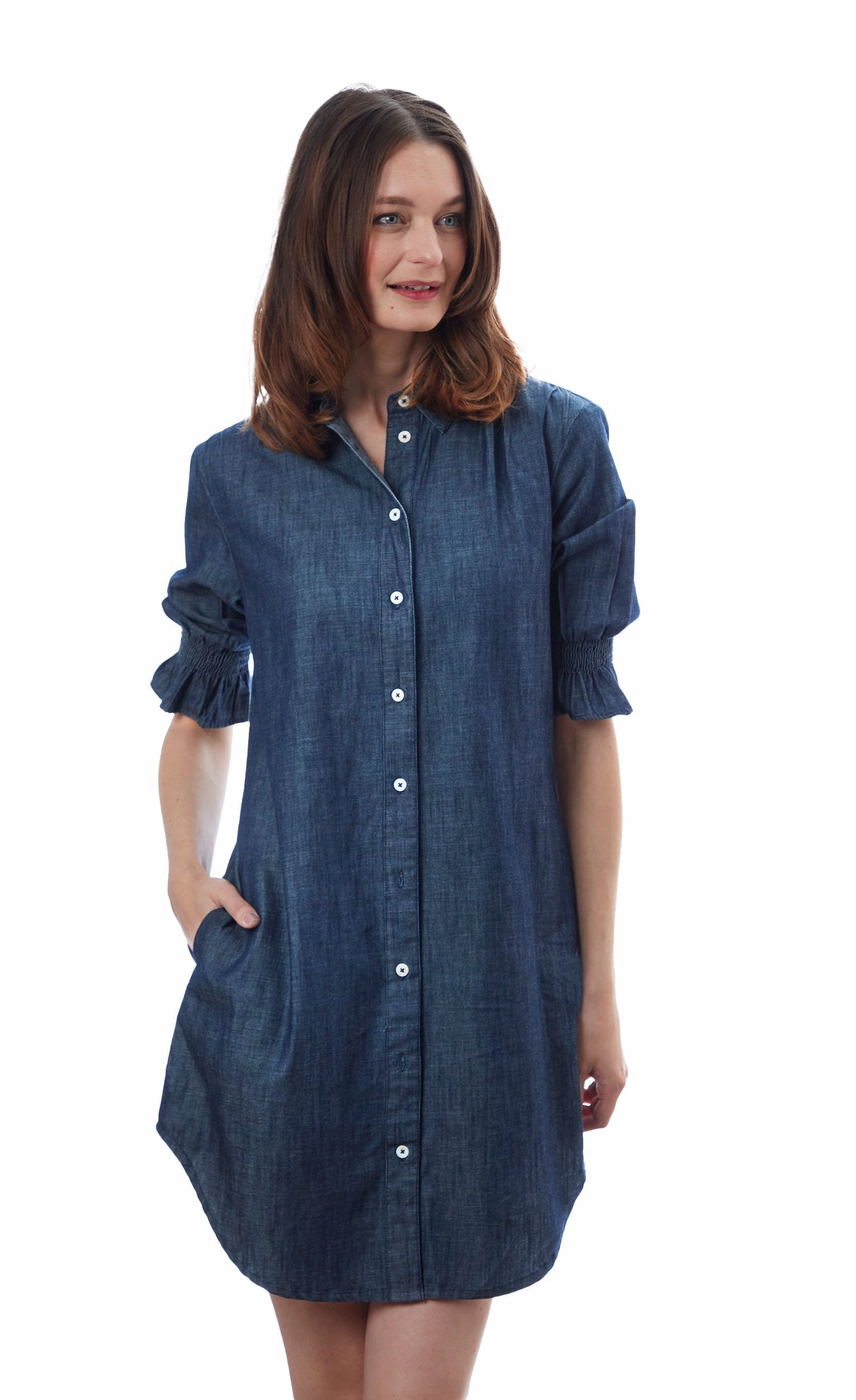 Soft Tones Atlantic Denim Dress