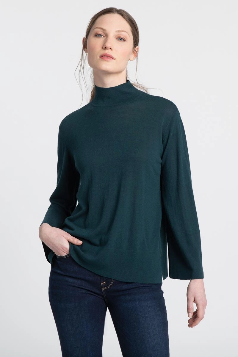 Easy Mock Sweater Layered Chic Quick Drying Technology