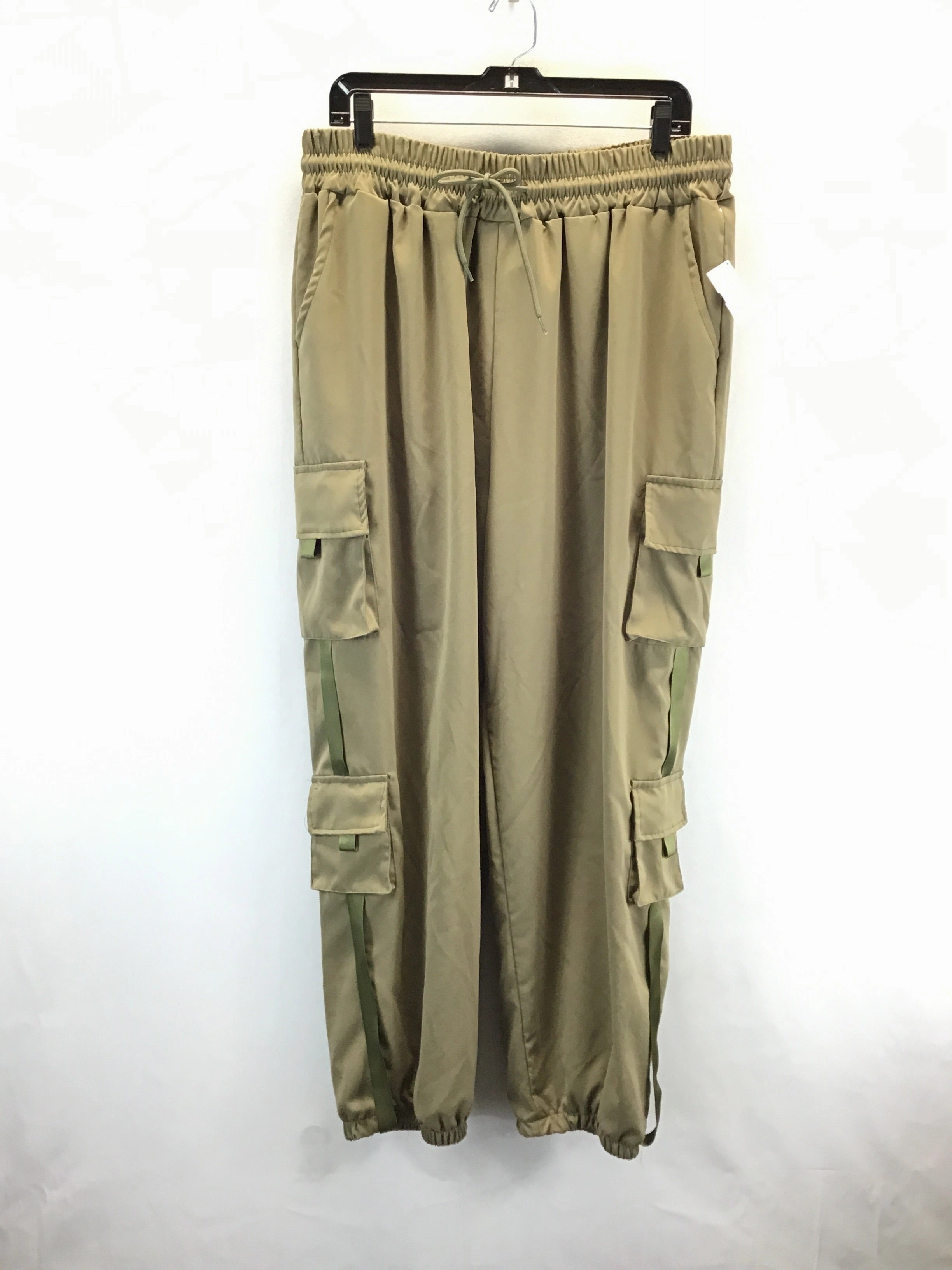 Easy Comfort Pants Cargo & Utility By Clothes Mentor In Green, Size: 2x