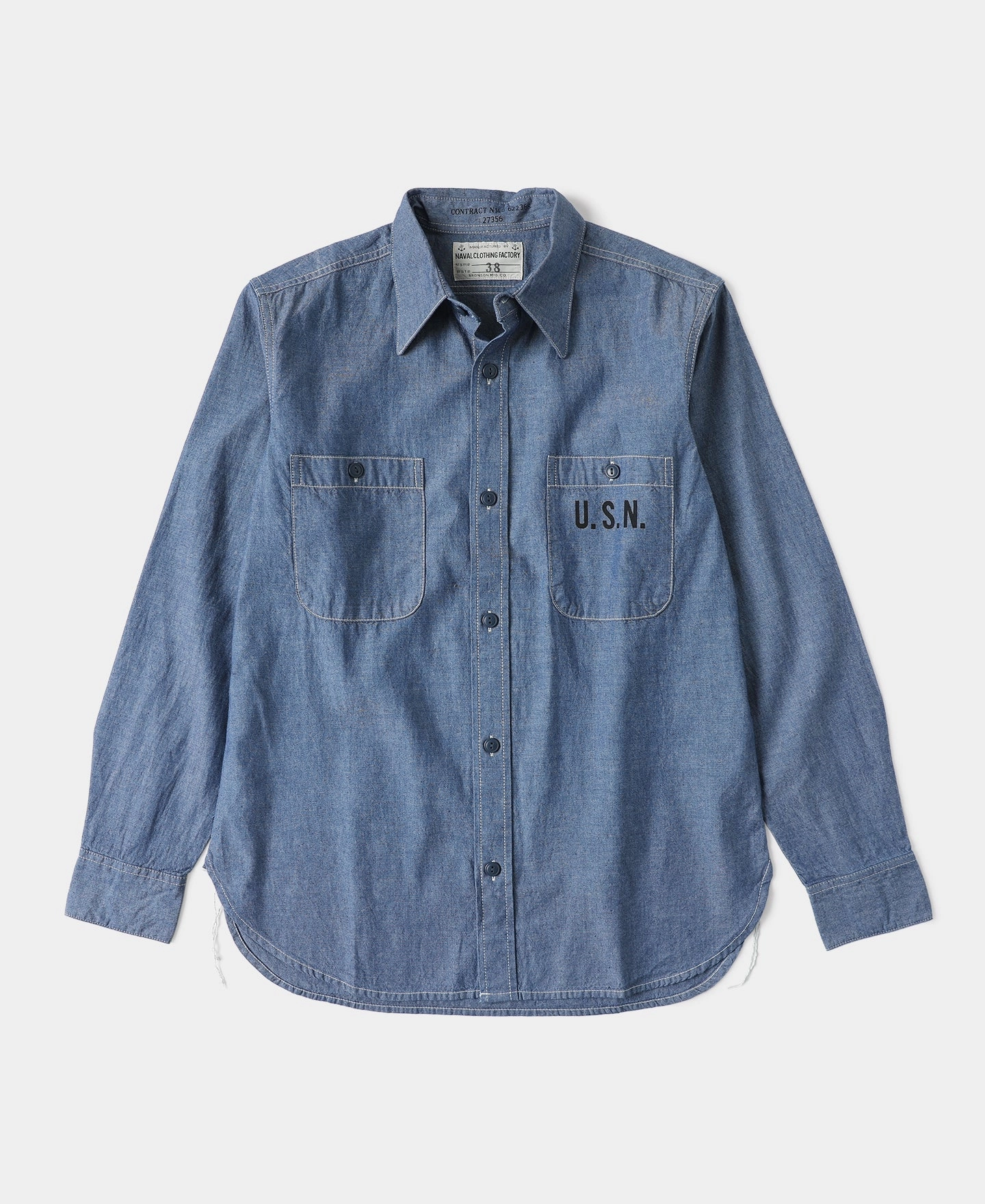 7 oz U.S.N. Chambray Shirt comfortable option
