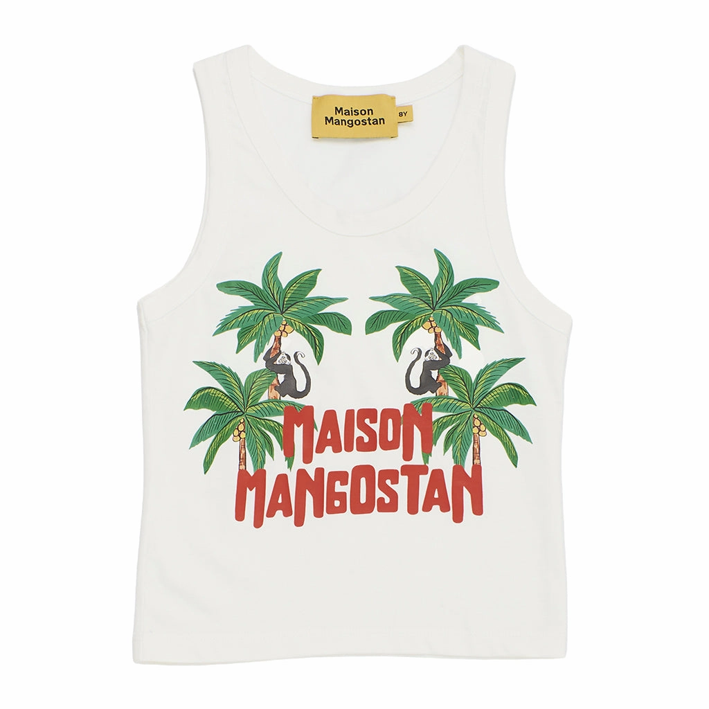 sporty wear Maison Mangostan Monkey Forest Tank