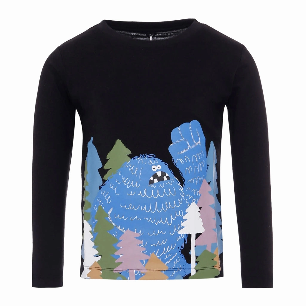 Stella McCartney Kids Yeti Print T-shirt MoistureControlFibers Trendy Vibes