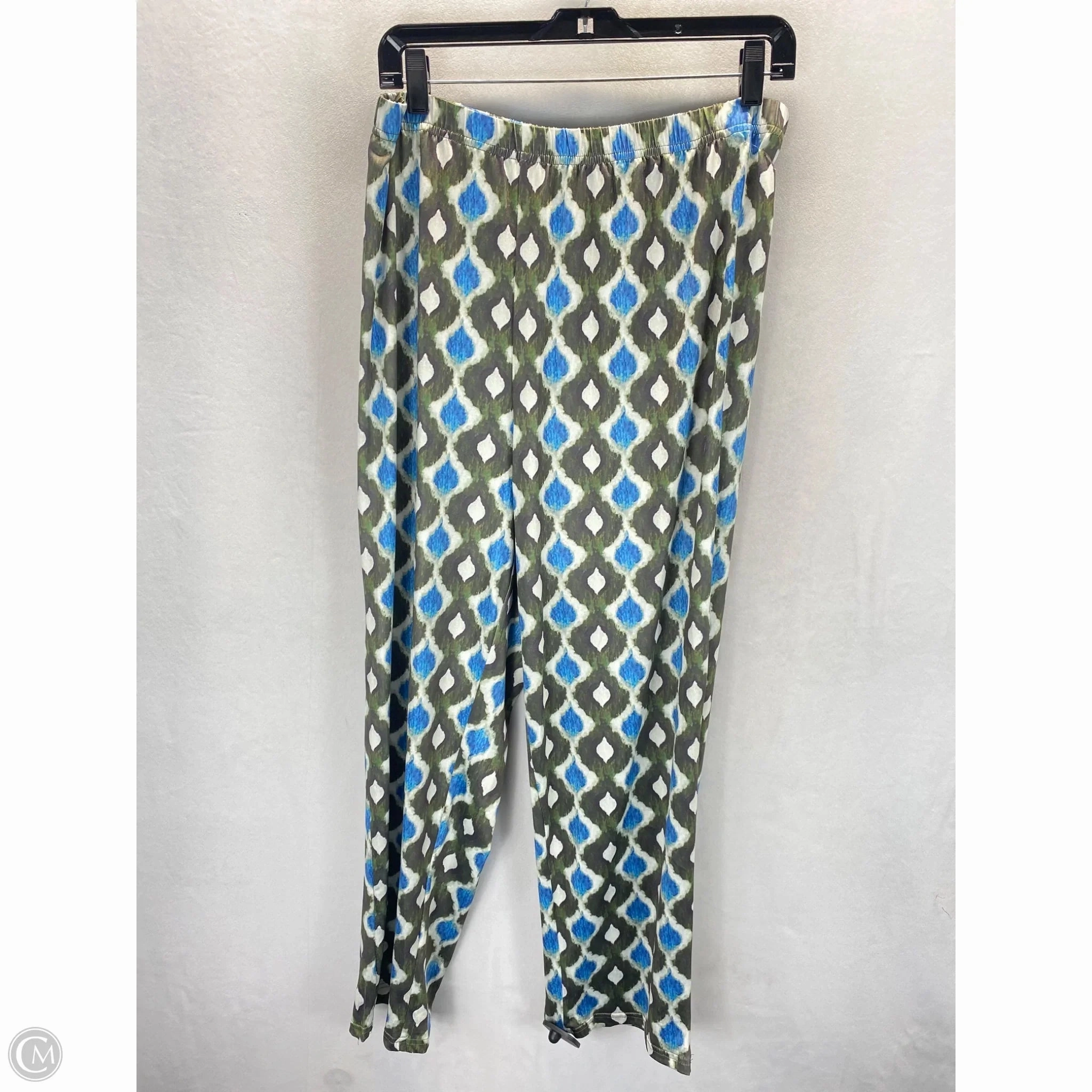 Flexible Waistband Smooth zipper closure Pants Lounge By Clothes Mentor In Multi-colored, Size: 1x