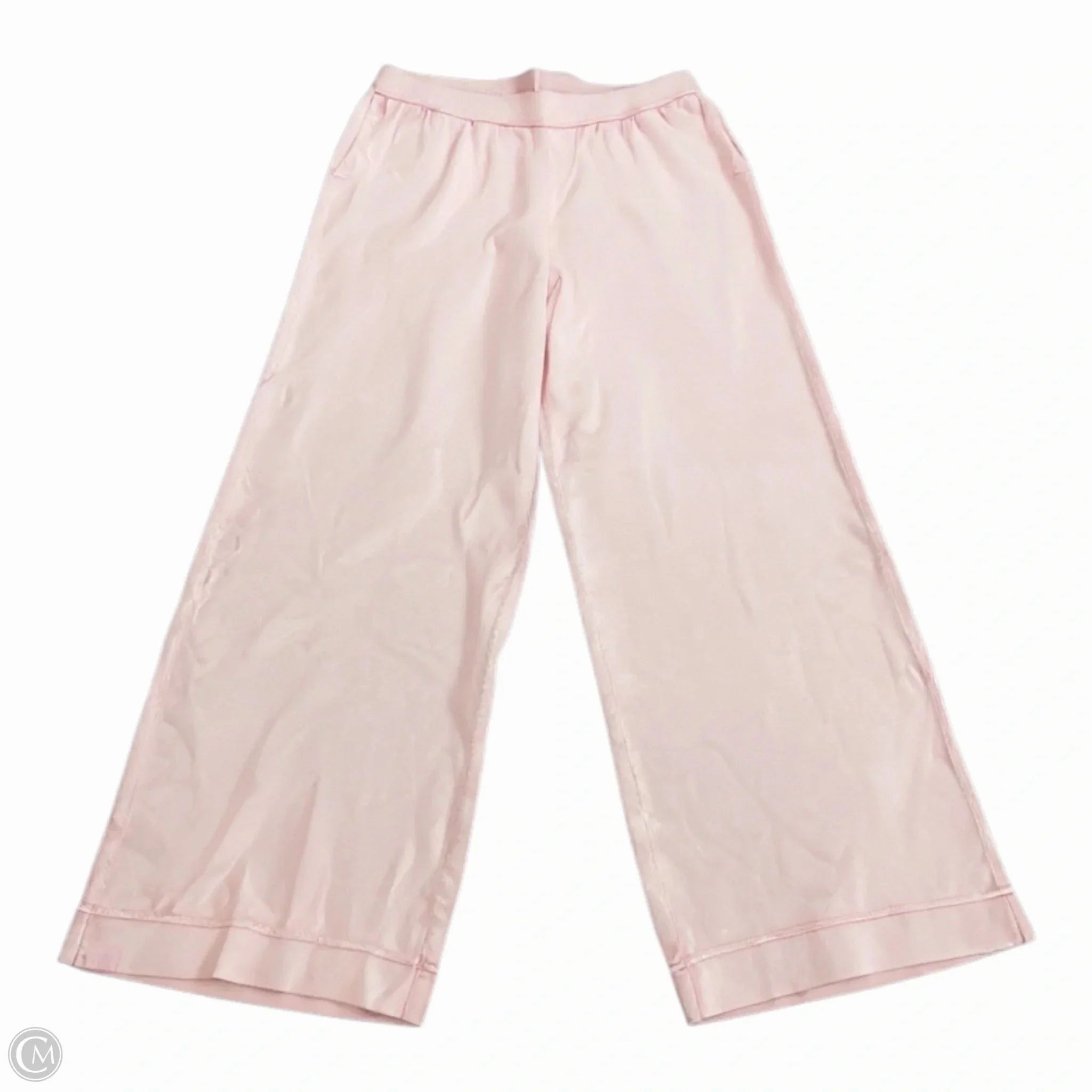 All Season Versatility Wide-leg cut Pants Designer By Barefoot Dreams In Pink, Size: Xl