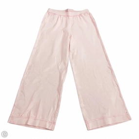 All Season Versatility Wide-leg cut Pants Designer By Barefoot Dreams In Pink, Size: Xl