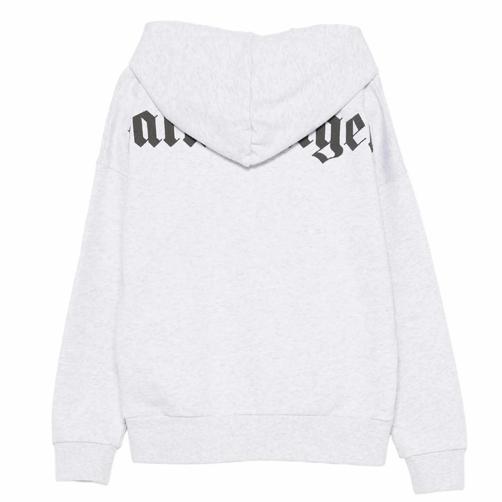 Palm Angels Kids Classic Over Logo Hoodie High Neck Design